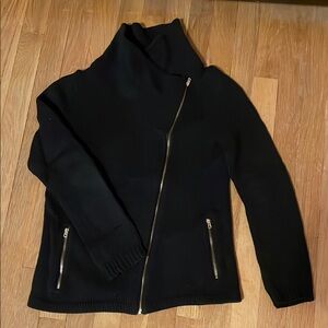 Black Zip-Up Women's Jacket